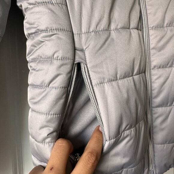 Gerry Kid's Girls' Irene Puffer Jacket hooded grey Size Small 7/8 NWT - Picture 5 of 7